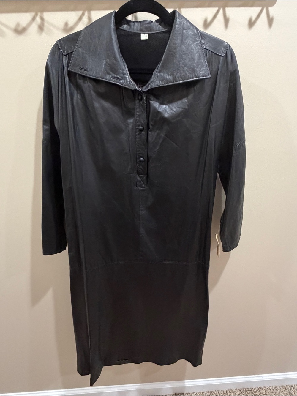 Vintage Marco Morani Leather Dress Sz S